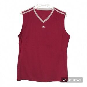 Adidas Red Athletic Top
